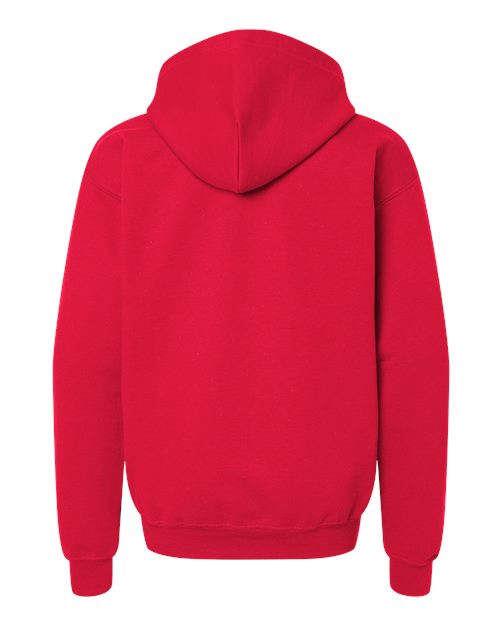 Gildan G186B Youth Heavy Blend 50/50 Full-Zip Hooded Sweatshirt #color_RED