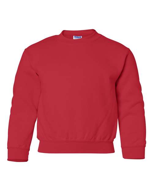 Gildan G180B Youth Heavy Blend 50/50 Fleece Crew #color_RED