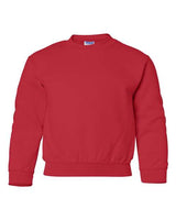 Gildan G180B Youth Heavy Blend 50/50 Fleece Crew #color_RED