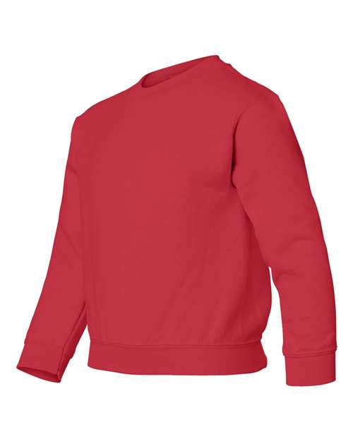 Gildan G180B Youth Heavy Blend 50/50 Fleece Crew #color_RED