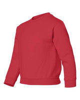 Gildan G180B Youth Heavy Blend 50/50 Fleece Crew #color_RED