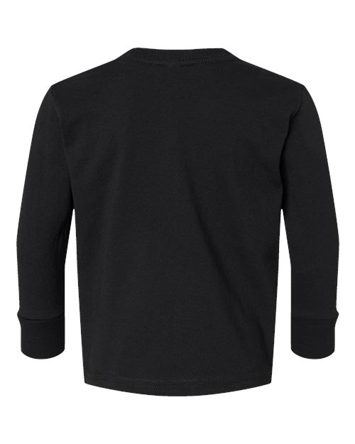 Rabbit Skins 3311 Toddler Long-Sleeve T-Shirt #color_BLACK