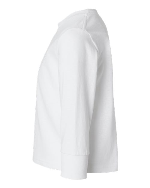 Rabbit Skins 3311 Toddler Long-Sleeve T-Shirt #color_WHITE