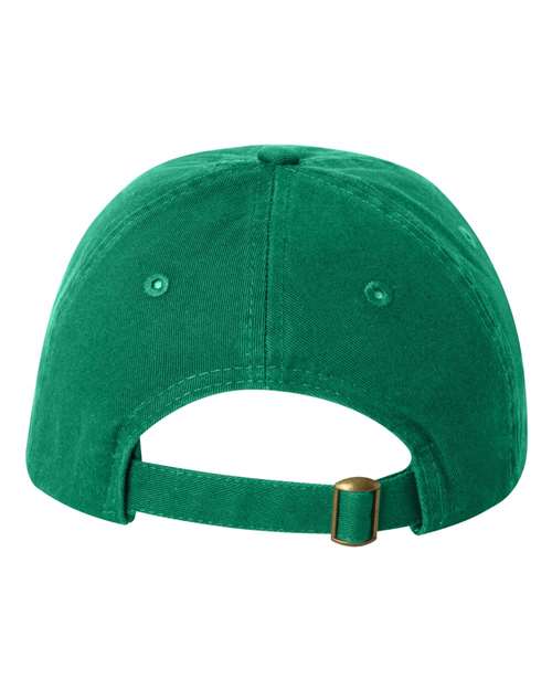 Valucap VC300Y Small Fit Bio-Washed Dad Hat #color_Kelly