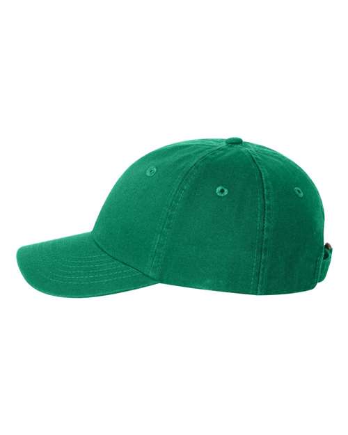 Valucap VC300Y Small Fit Bio-Washed Dad Hat #color_Kelly