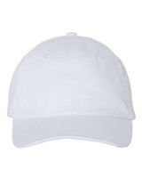 Valucap VC300Y Small Fit Bio-Washed Dad Hat #color_White