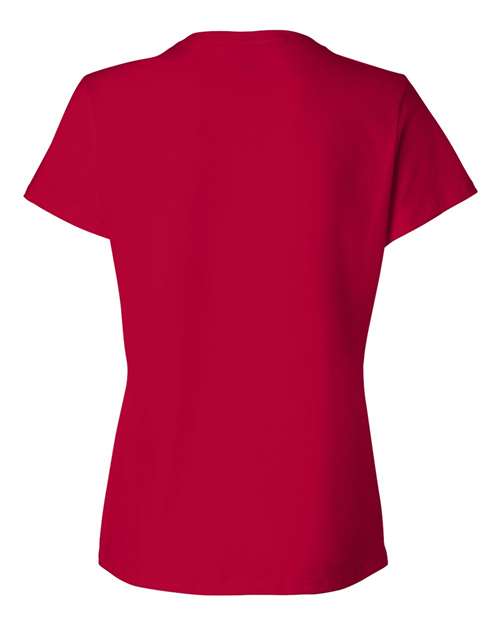 Hanes SL04 Ladies' Nano-T T-Shirt #color_DEEP RED