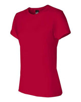 Hanes SL04 Ladies' Nano-T T-Shirt #color_DEEP RED