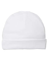 Rabbit Skins 4451 Infant Baby Rib Cap #color_WHITE