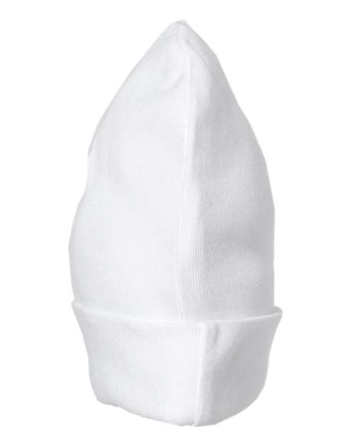 Rabbit Skins 4451 Infant Baby Rib Cap #color_WHITE