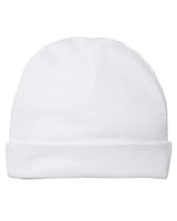 Rabbit Skins 4451 Infant Baby Rib Cap #color_WHITE