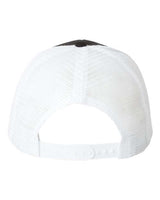 Valucap VC400 Mesh-Back Twill Trucker Cap #color_Black/ White