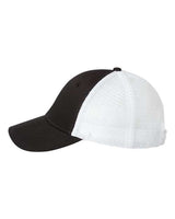 Valucap VC400 Mesh-Back Twill Trucker Cap #color_Black/ White
