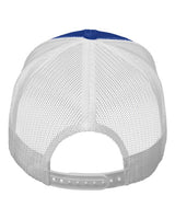 Valucap VC400 Mesh-Back Twill Trucker Cap #color_Royal/ White