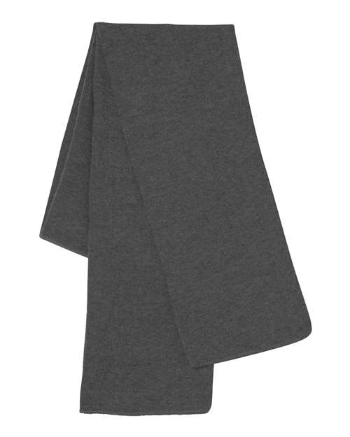 Sportsman SP04 Knit Scarf #color_Heather Charcoal