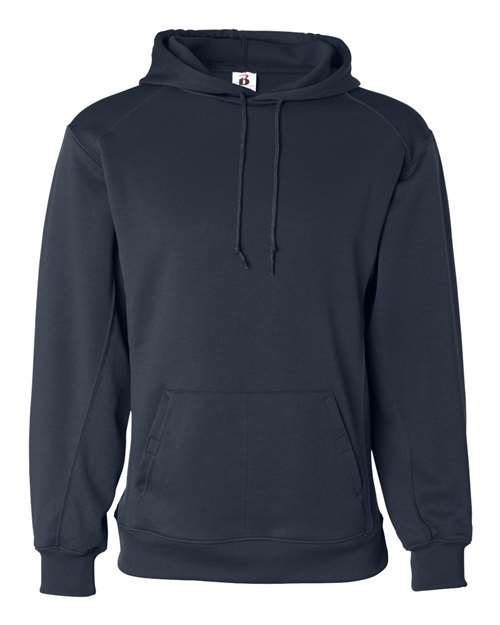 Badger 1454 Performance Fleece Hooded Sweatshirt #color_Navy