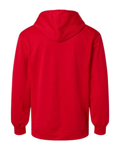 Badger 1454 Performance Fleece Hooded Sweatshirt #color_Red