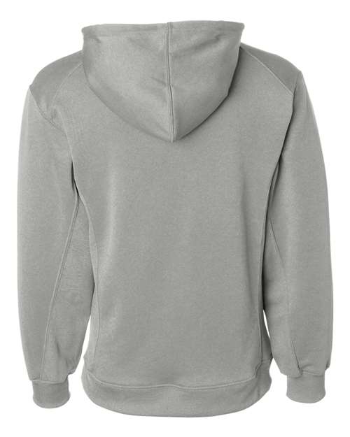 Badger 1454 Performance Fleece Hooded Sweatshirt #color_Silver