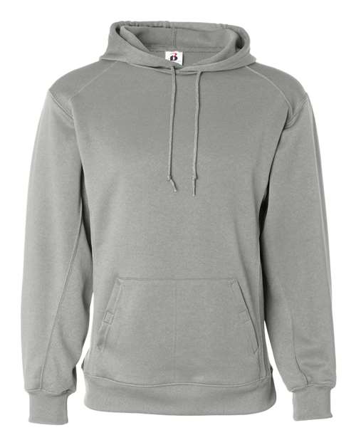 Badger 1454 Performance Fleece Hooded Sweatshirt #color_Silver