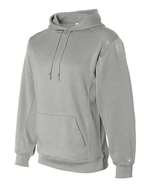 Badger 1454 Performance Fleece Hooded Sweatshirt #color_Silver