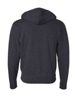 Independent Trading Co. AFX90UNZ Lightweight Full-Zip Hooded Sweatshirt #color_Charcoal Heather