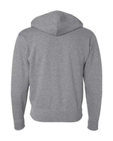 Independent Trading Co. AFX90UNZ Lightweight Full-Zip Hooded Sweatshirt #color_Gunmetal Heather