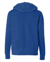 Independent Trading Co. AFX90UNZ Lightweight Full-Zip Hooded Sweatshirt #color_Cobalt