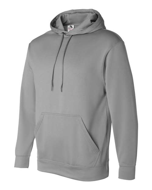Augusta Sportswear 5505 Adult Wicking Fleece Hooded Sweatshirt #color_ATHLETIC GREY