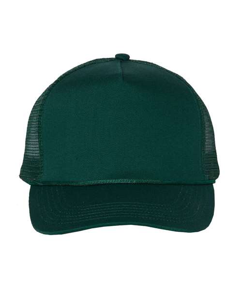 Valucap 8804H Five-Panel Trucker Cap #color_Forest