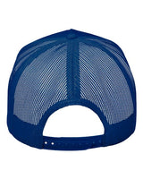 Valucap 8804H Five-Panel Trucker Cap #color_Royal Blue
