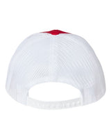 Classic Caps USA100 USA-Made Trucker Cap #color_Red/ White
