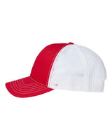 Classic Caps USA100 USA-Made Trucker Cap #color_Red/ White