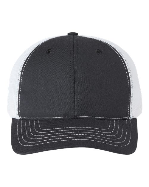 Classic Caps USA100 USA-Made Trucker Cap #color_Black/ White
