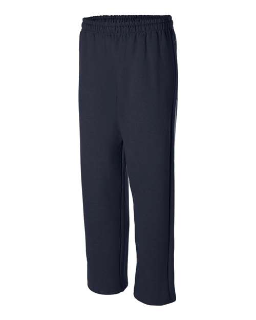 Gildan G184 Adult Heavy Blend Adult 50/50 Open-Bottom Sweatpant #color_NAVY
