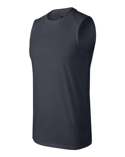 Badger 4130 B-Core Sleeveless T-Shirt #color_Navy