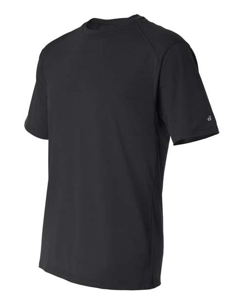 Badger 4820 B-Tech Cotton-Feel T-Shirt #color_Black