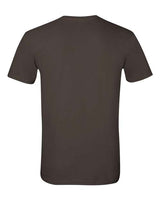 Gildan G640 Adult Softstyle 4.5 oz T-Shirt #color_DARK CHOCOLATE