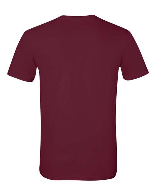 Gildan G640 Adult Softstyle 4.5 oz T-Shirt #color_MAROON