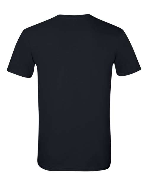Gildan G640 Adult Softstyle 4.5 oz T-Shirt #color_BLACK