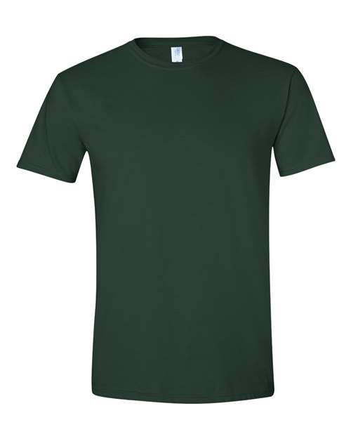 Gildan G640 Adult Softstyle 4.5 oz T-Shirt #color_FOREST GREEN