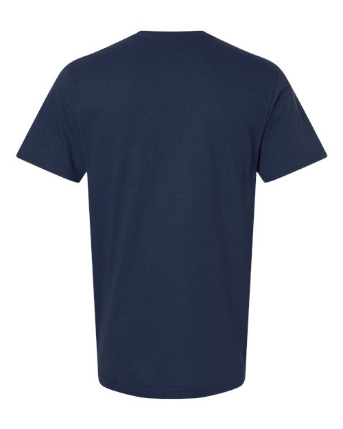 Gildan G640 Adult Softstyle 4.5 oz T-Shirt #color_NAVY