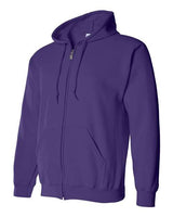 Gildan G186 Adult Heavy Blend 50/50 Full-Zip Hooded Sweatshirt #color_PURPLE