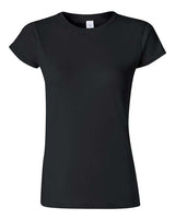 Gildan G640L Ladies' Softstyle 4.5 oz Fitted T-Shirt #color_BLACK