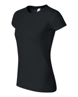 Gildan G640L Ladies' Softstyle 4.5 oz Fitted T-Shirt #color_BLACK