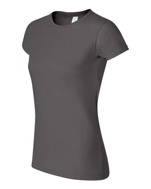 Gildan G640L Ladies' Softstyle 4.5 oz Fitted T-Shirt #color_CHARCOAL