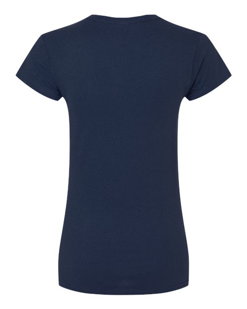 Gildan G640L Ladies' Softstyle 4.5 oz Fitted T-Shirt #color_NAVY