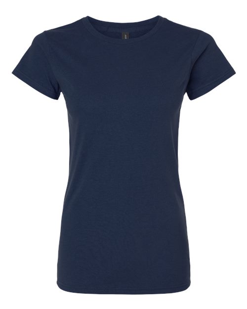 Gildan G640L Ladies' Softstyle 4.5 oz Fitted T-Shirt #color_NAVY