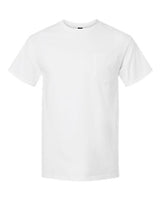 Gildan G230 Adult Ultra Cotton  Pocket T-Shirt #color_WHITE
