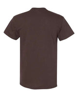 Gildan G500 Adult Heavy Cotton 5.3 oz. T-Shirt #color_DARK CHOCOLATE