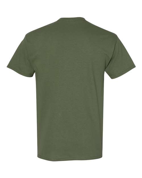 Gildan G500 Adult Heavy Cotton 5.3 oz. T-Shirt #color_MILITARY GREEN